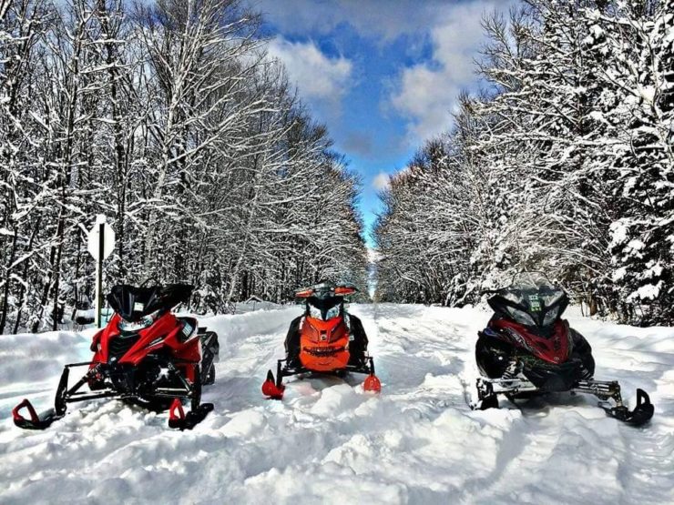 Snowmobiling Report Mercer WI